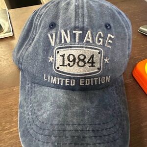 Vintage 1984 Limited Edition Blue Cap